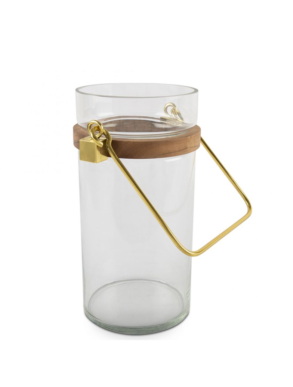 Clear Glass Hanging Lantern-IAAH
