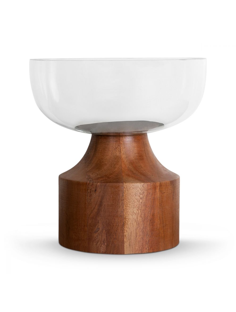 Wood & Glass Hurricane