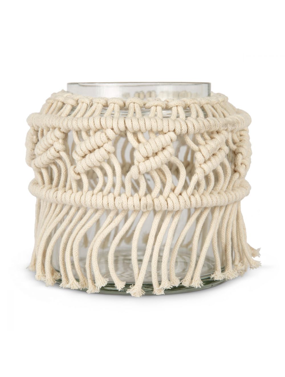 Macrame Jar Leaf