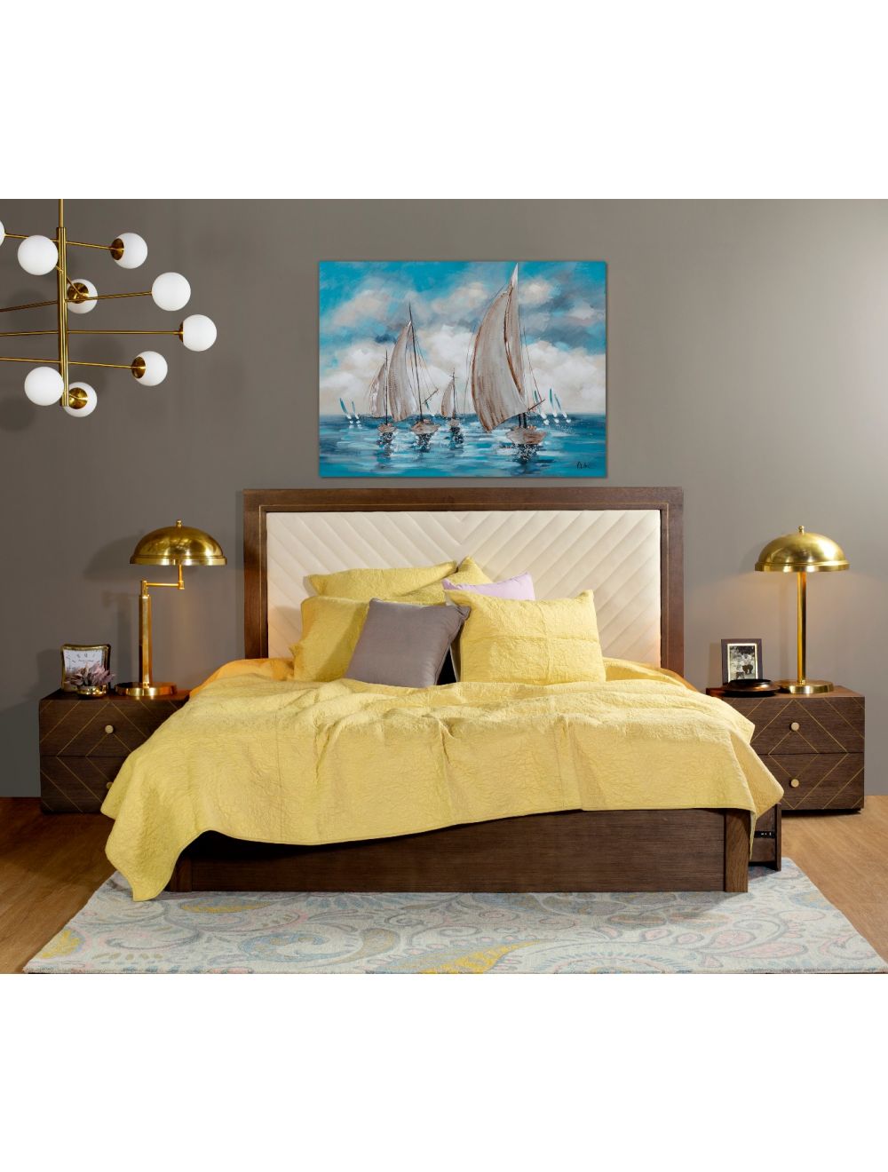 Sailboats Wall Art II