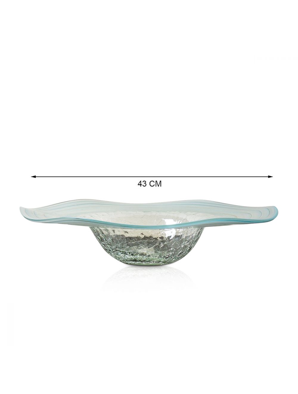 Aqua Glass Plate-IAAH