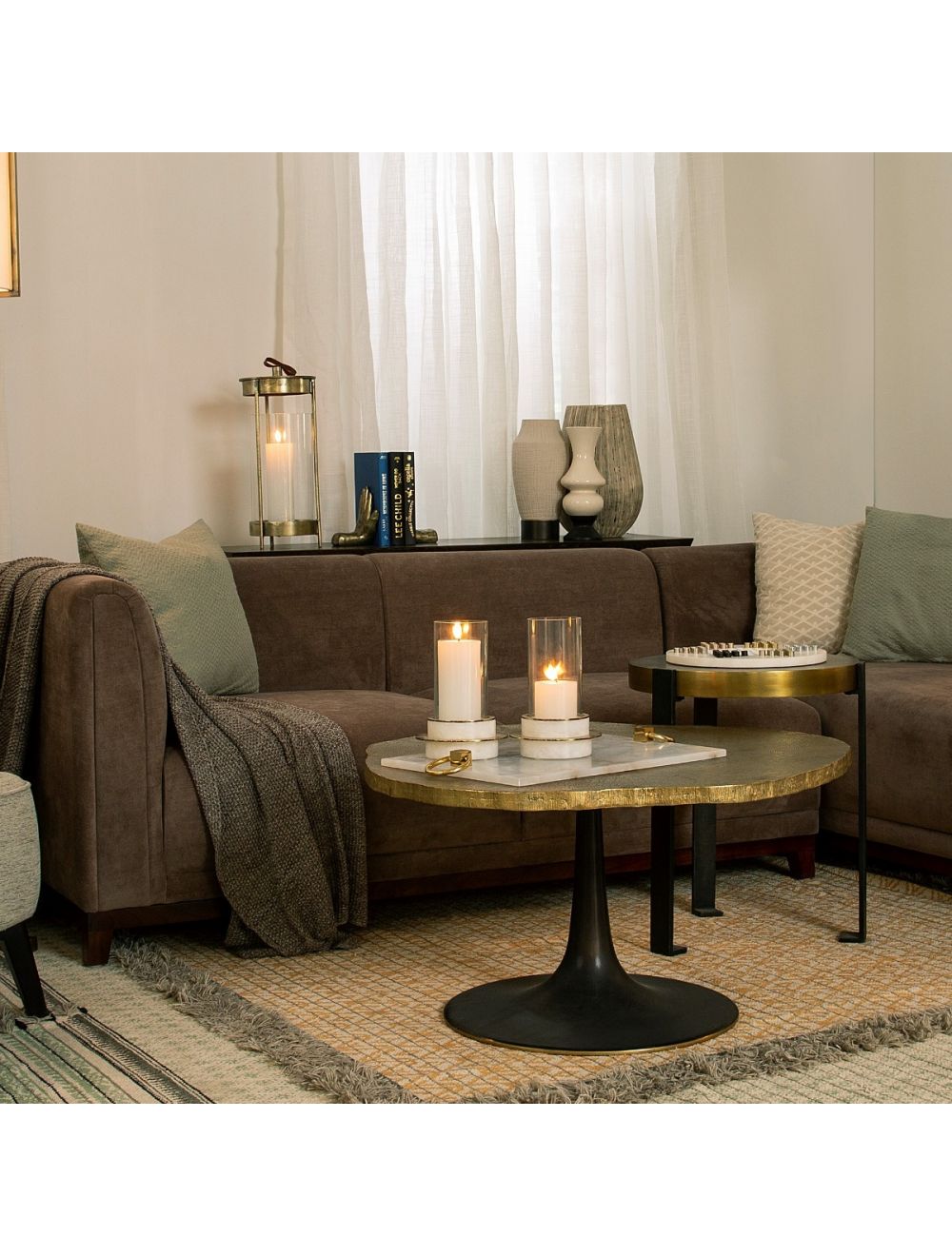 Goldfoil Coffee Table-IAAH