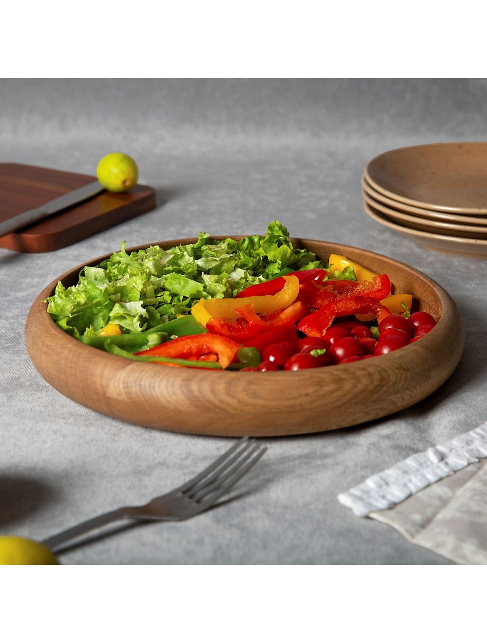 Blake Wood Round Platter-IAAH