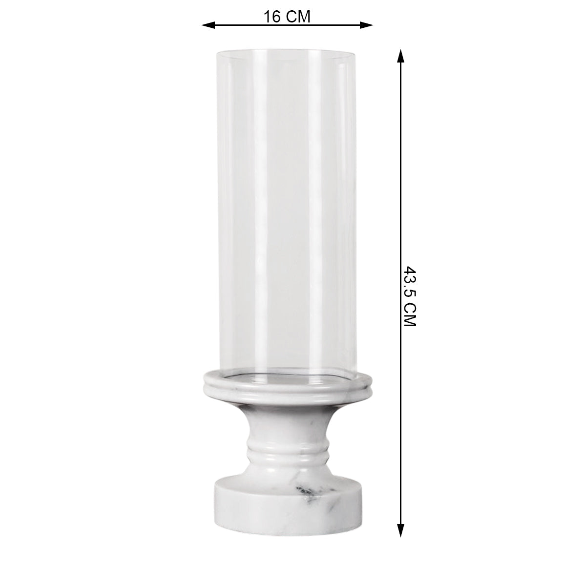 Antig Pillar Candle Holder-IAAH