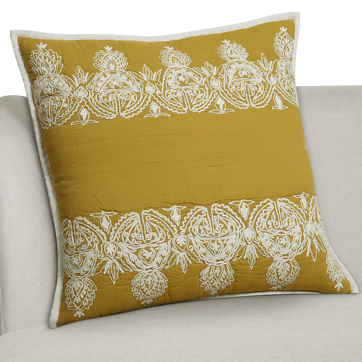 Baroque Embroidered Cushion -  - IAAH