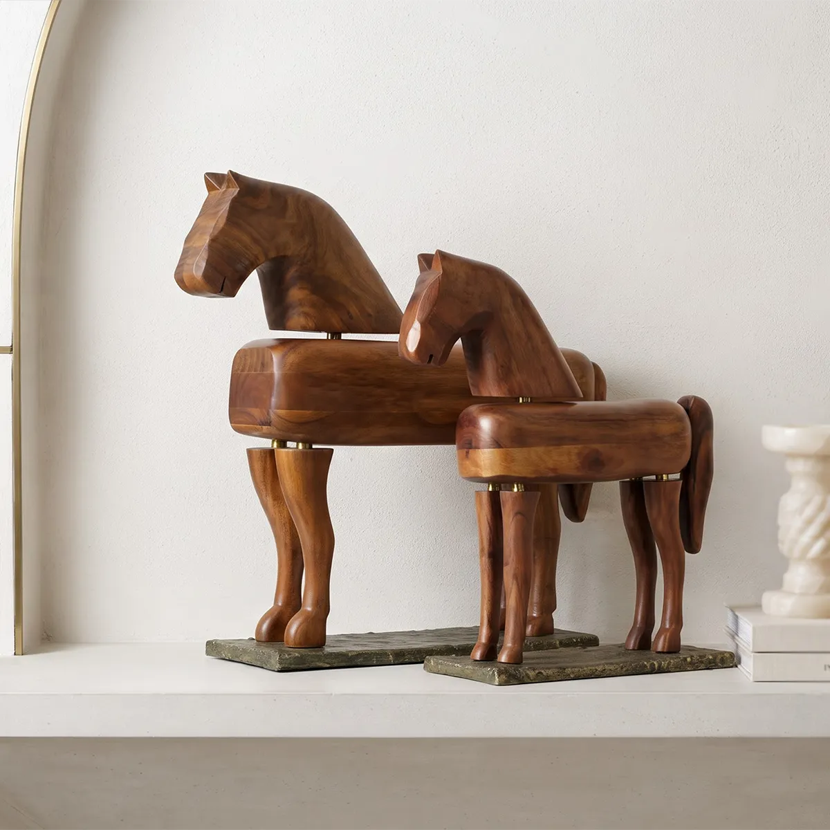 Bronco Wooden Sculpture (Limited Edition)