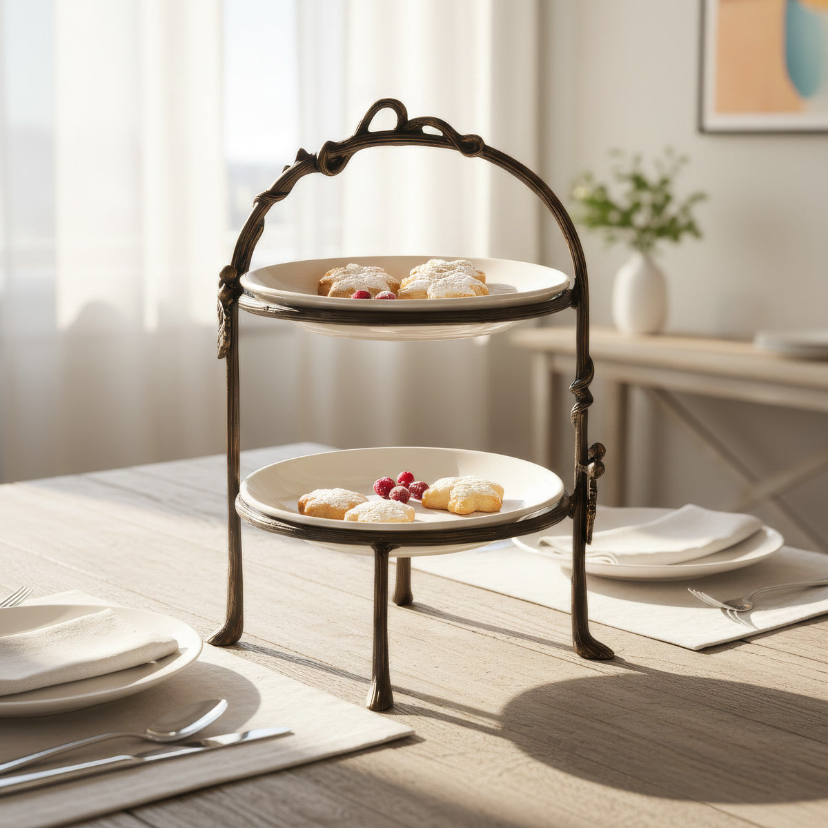 Arbor Two Tier Pastry Stand