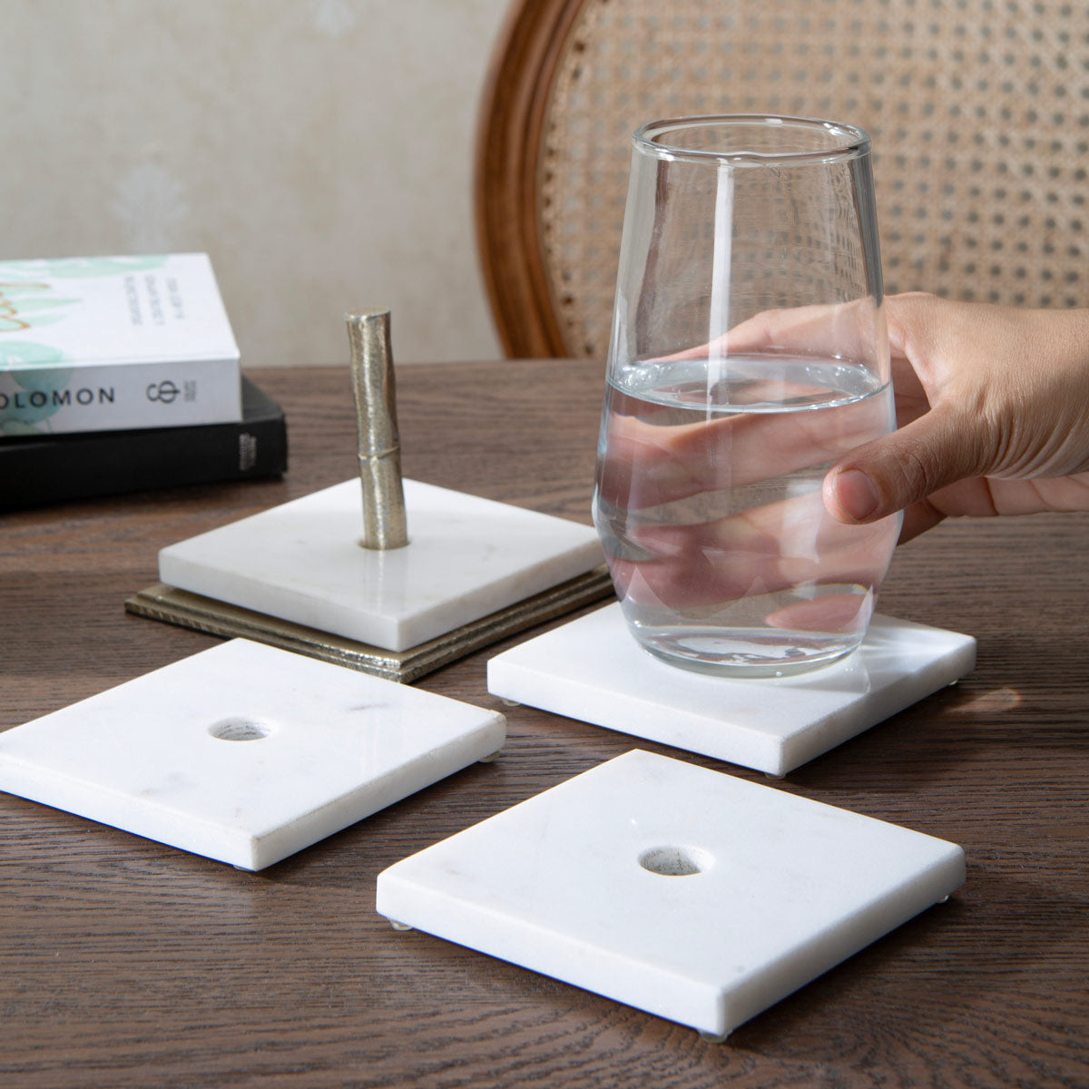 Marble Coaster Set