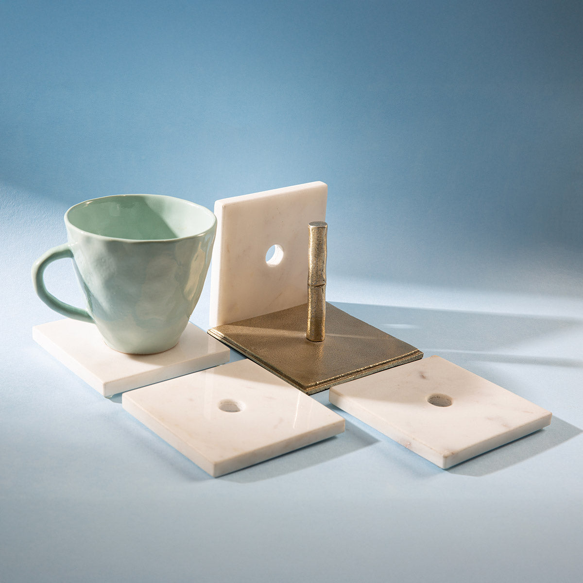Marble Coaster Set