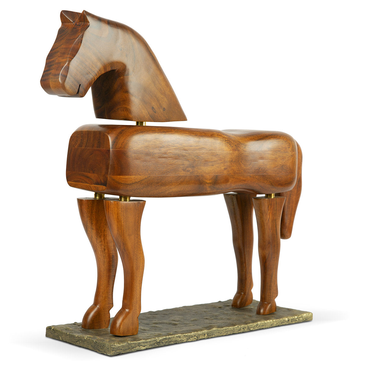 Bronco Wooden Sculpture