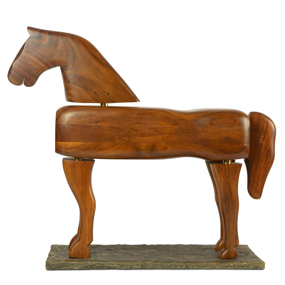 Bronco Wooden Sculpture
