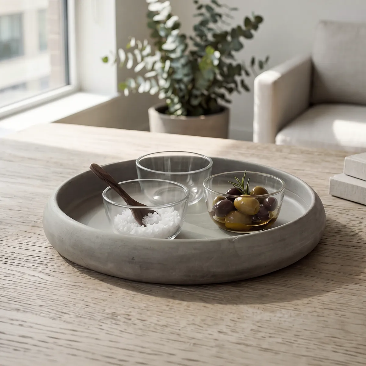 Karol Round Tray