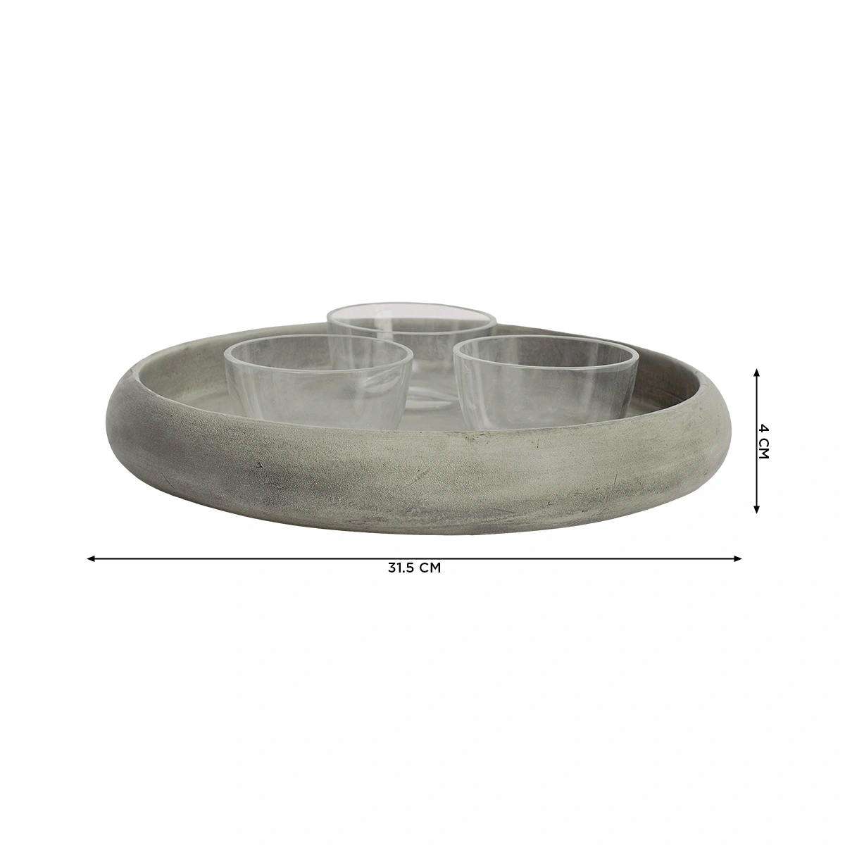 Karol Round Tray