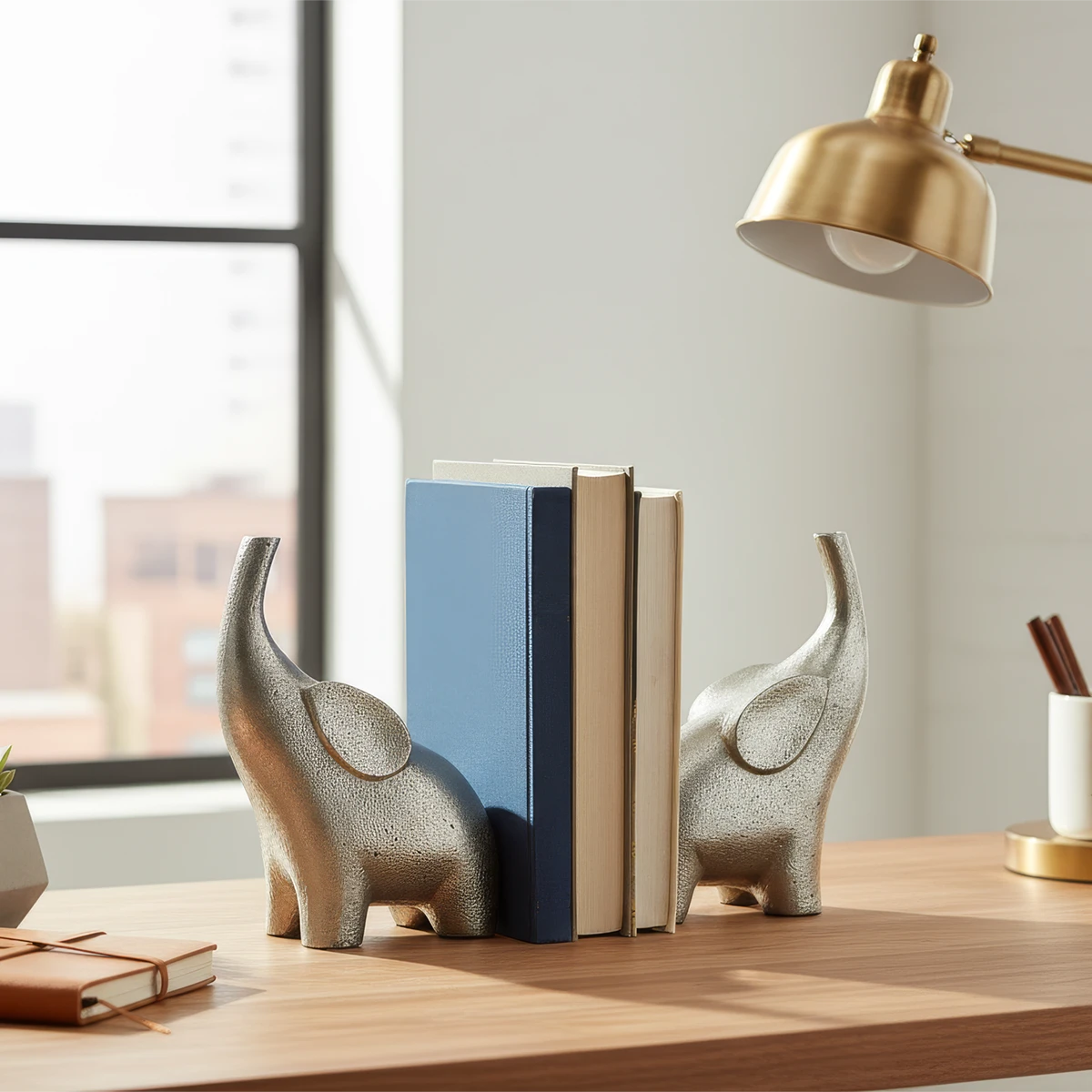 Elephant Decor Bookend