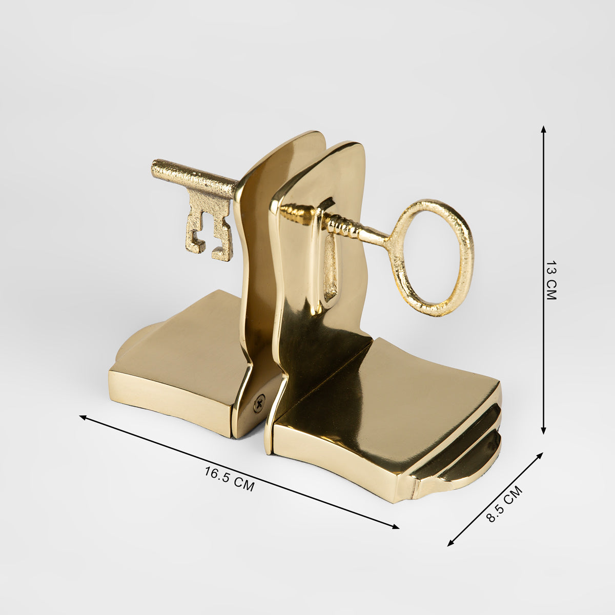 Lock & Key Bookend