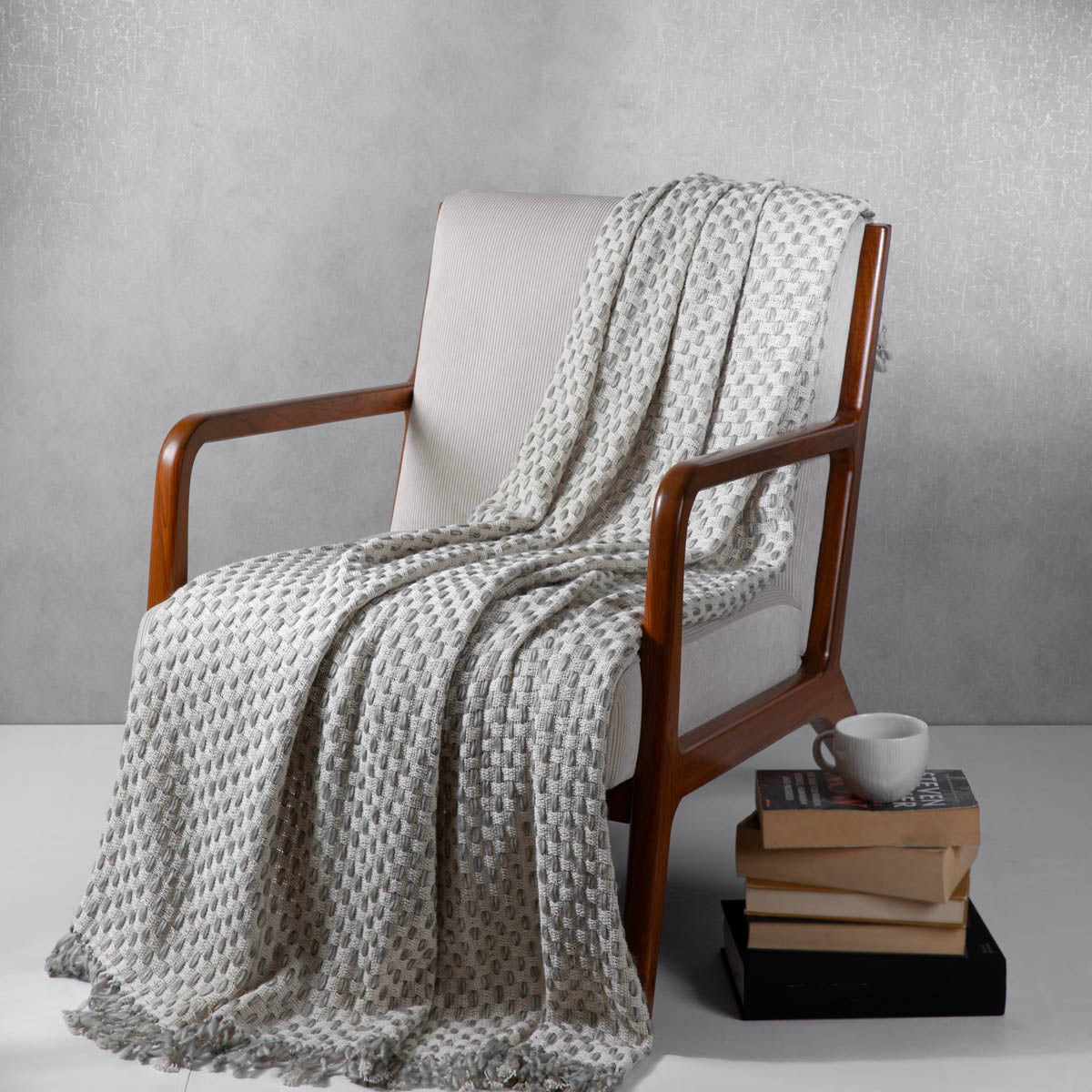 Tassled Stripe Throw