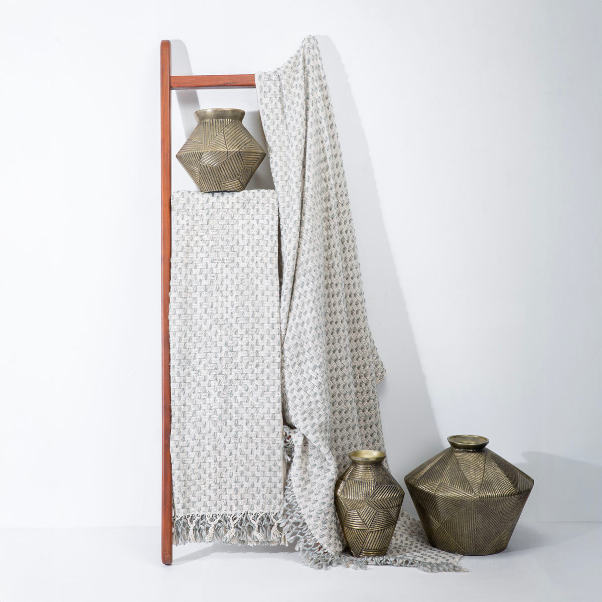 Tassled Stripe Throw