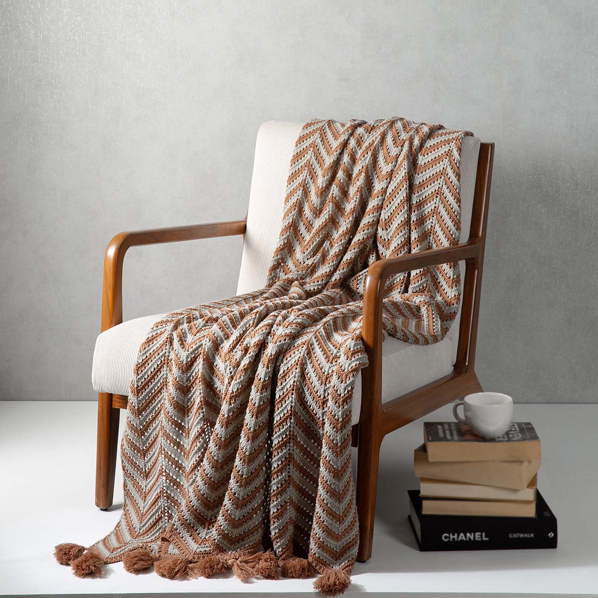 Crochet Knit Throw