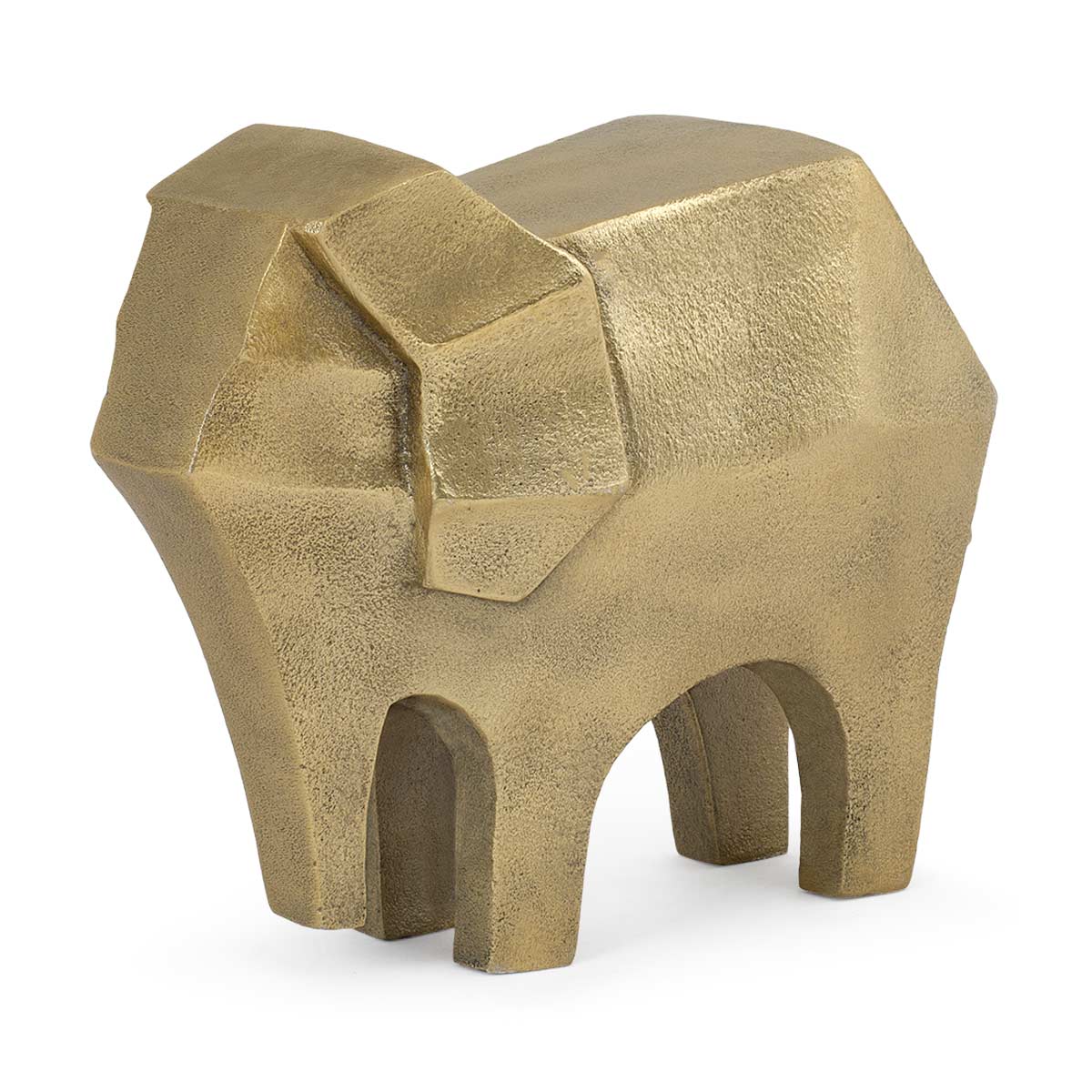 Golden Elephant Bookend