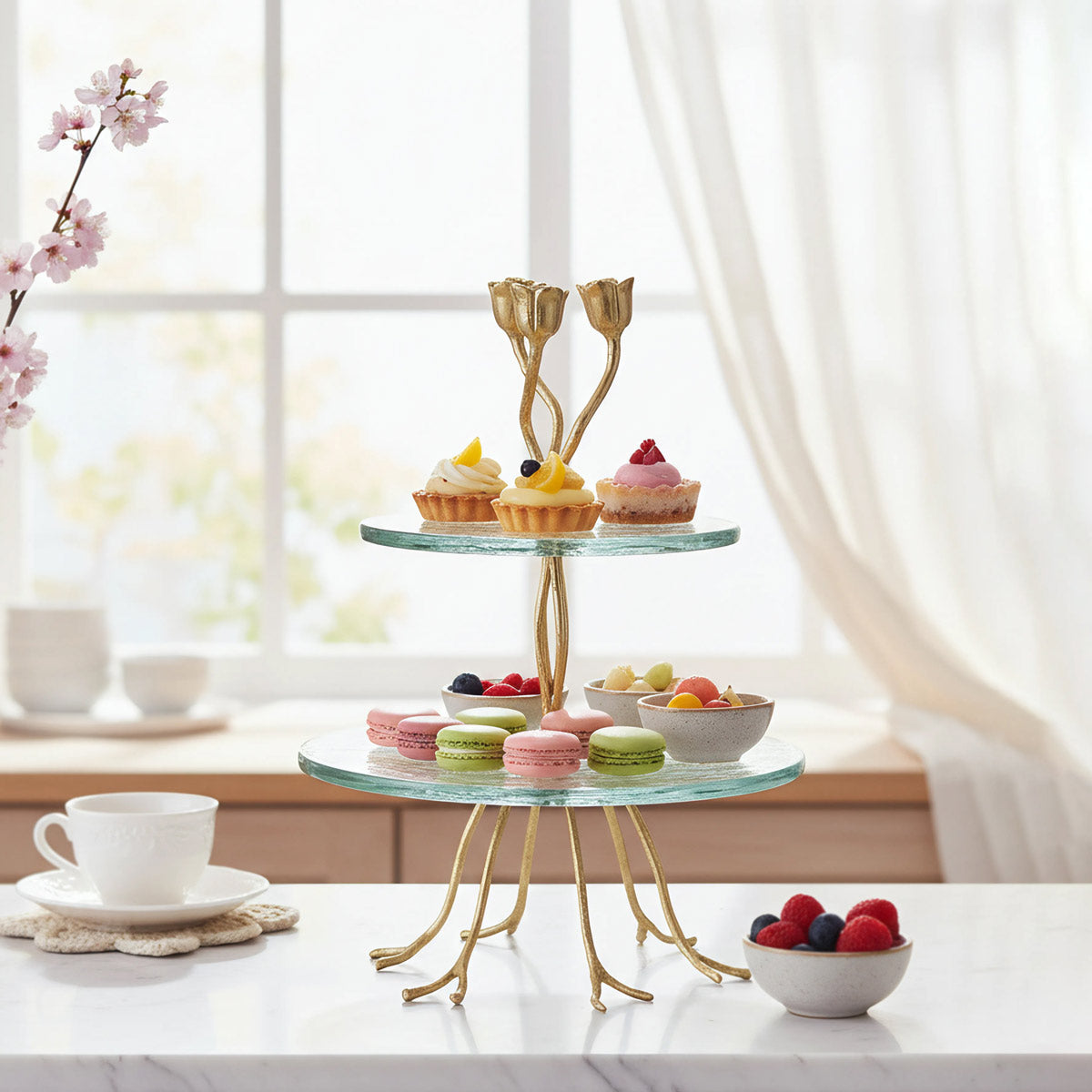 Rose Cake Stand