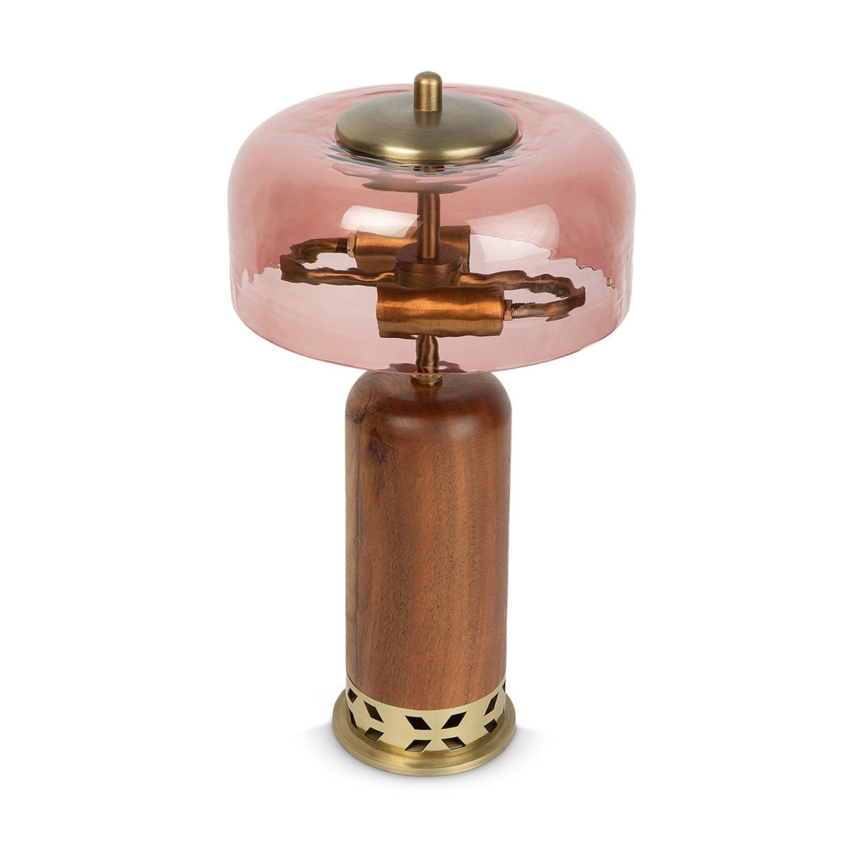 Hammered Glass Table Lamp