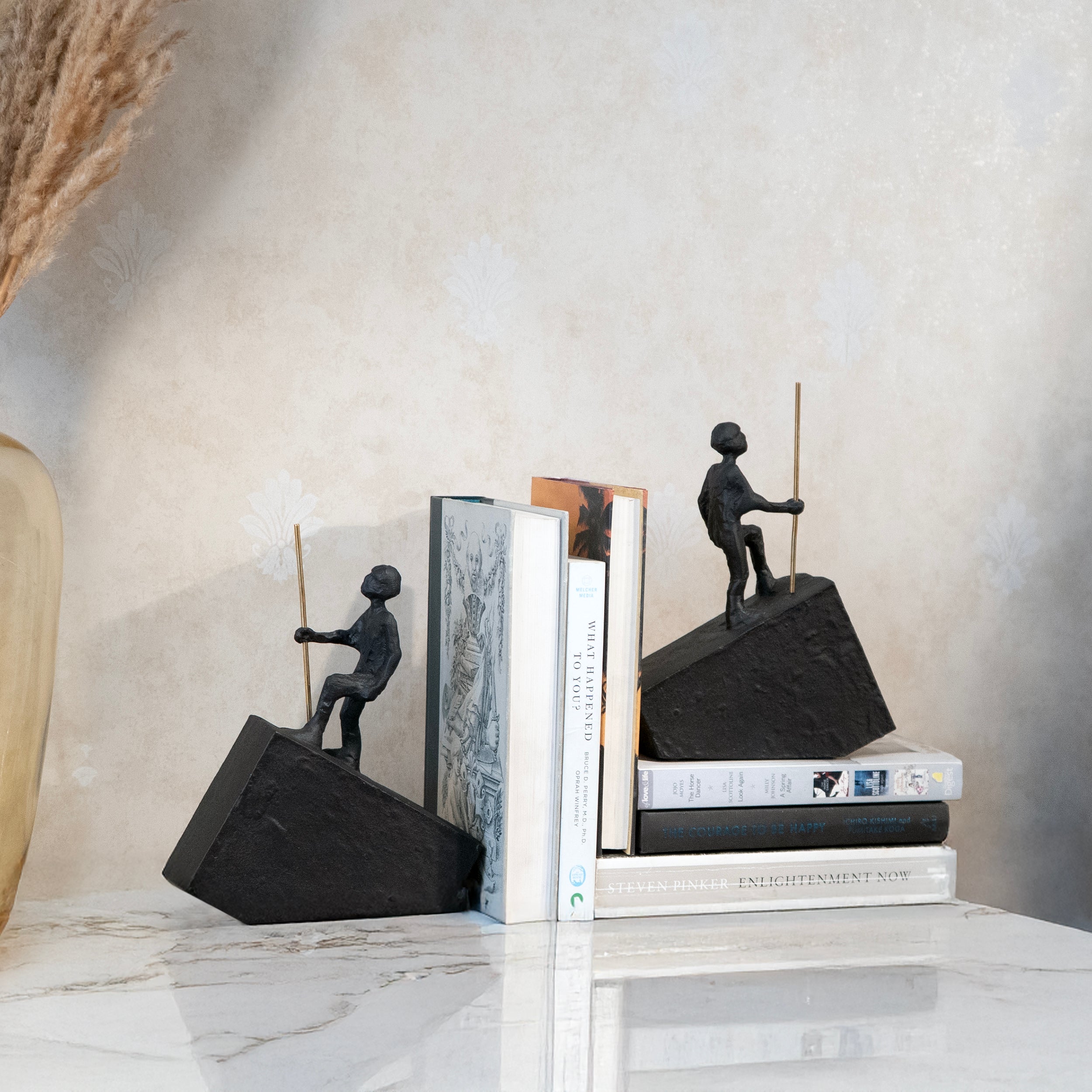 Man Sculpture Bookend