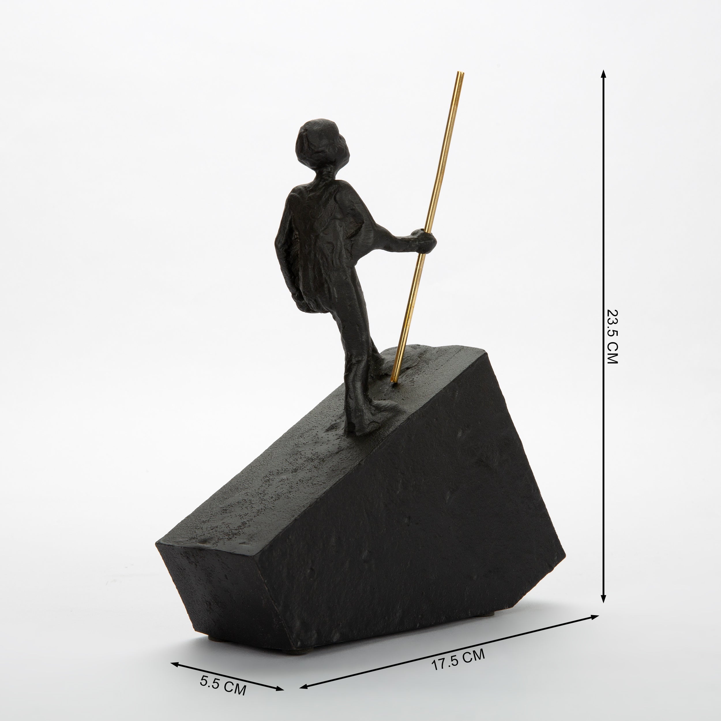 Man Sculpture Bookend