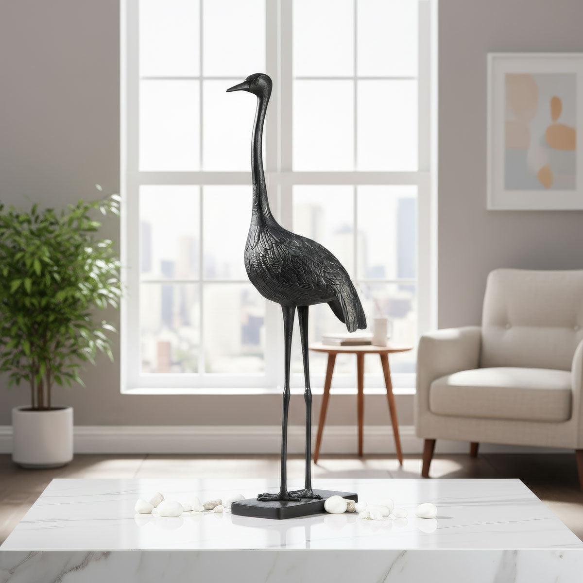 Crane Sculpture