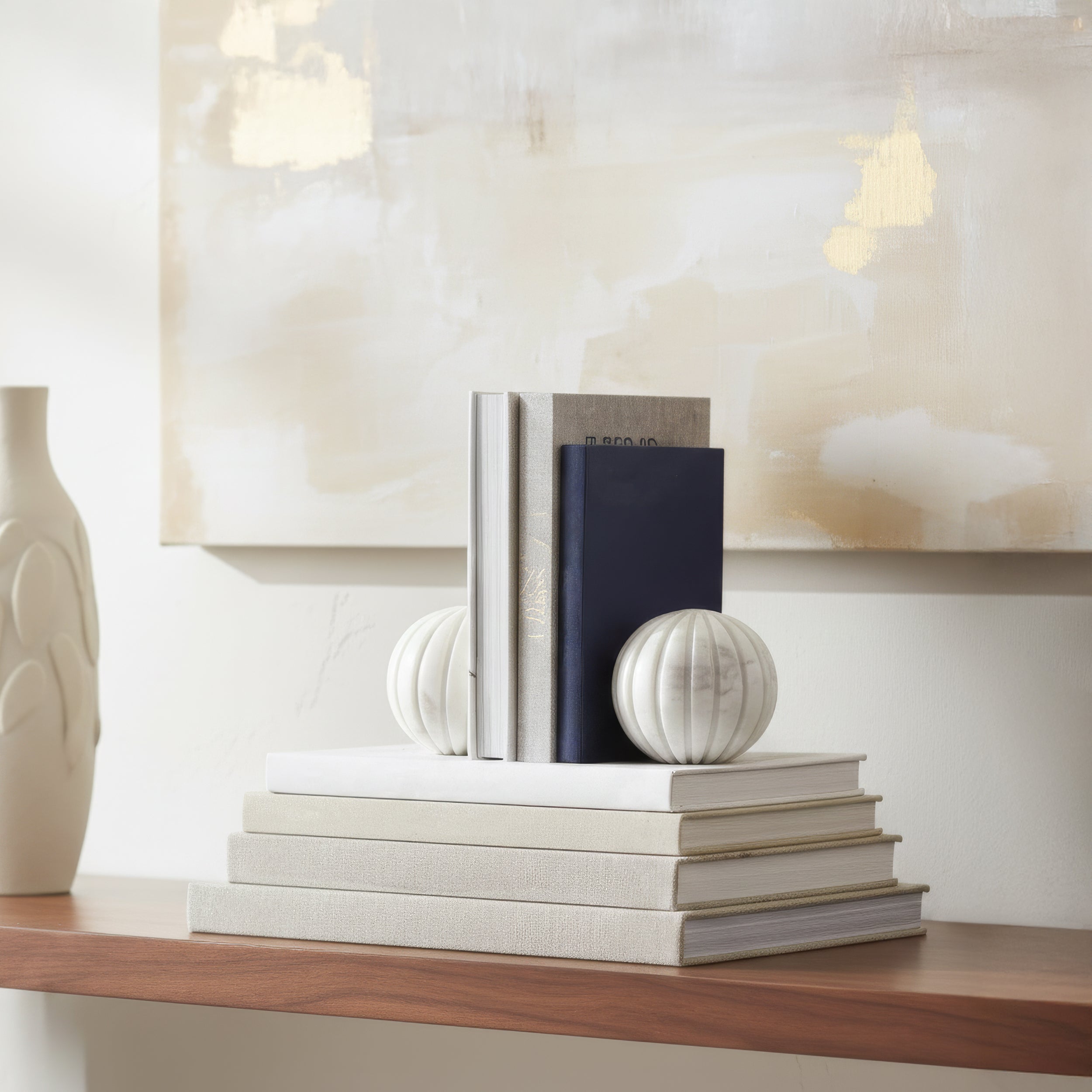 Gridos Marble Ball Bookend