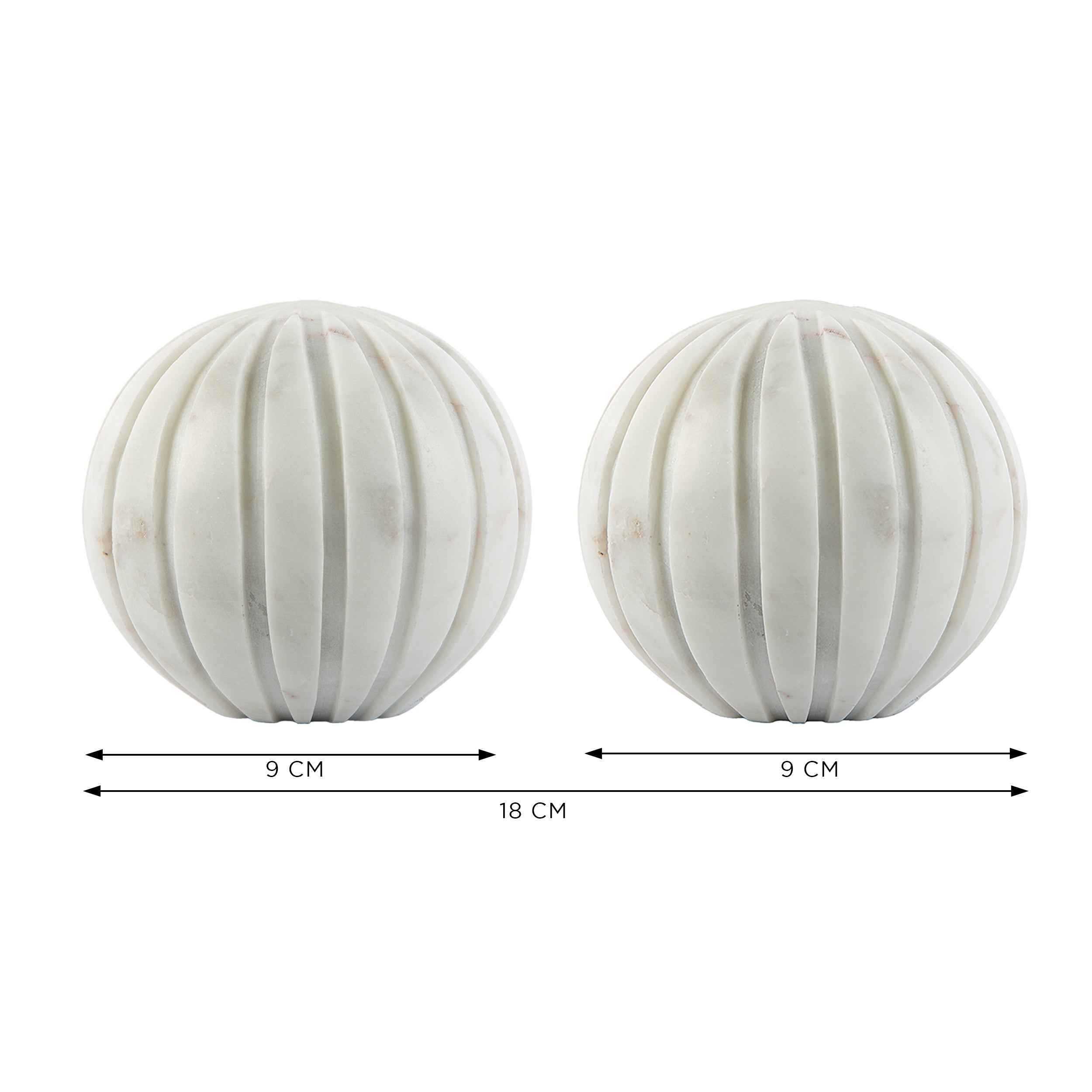 Gridos Marble Ball Bookend