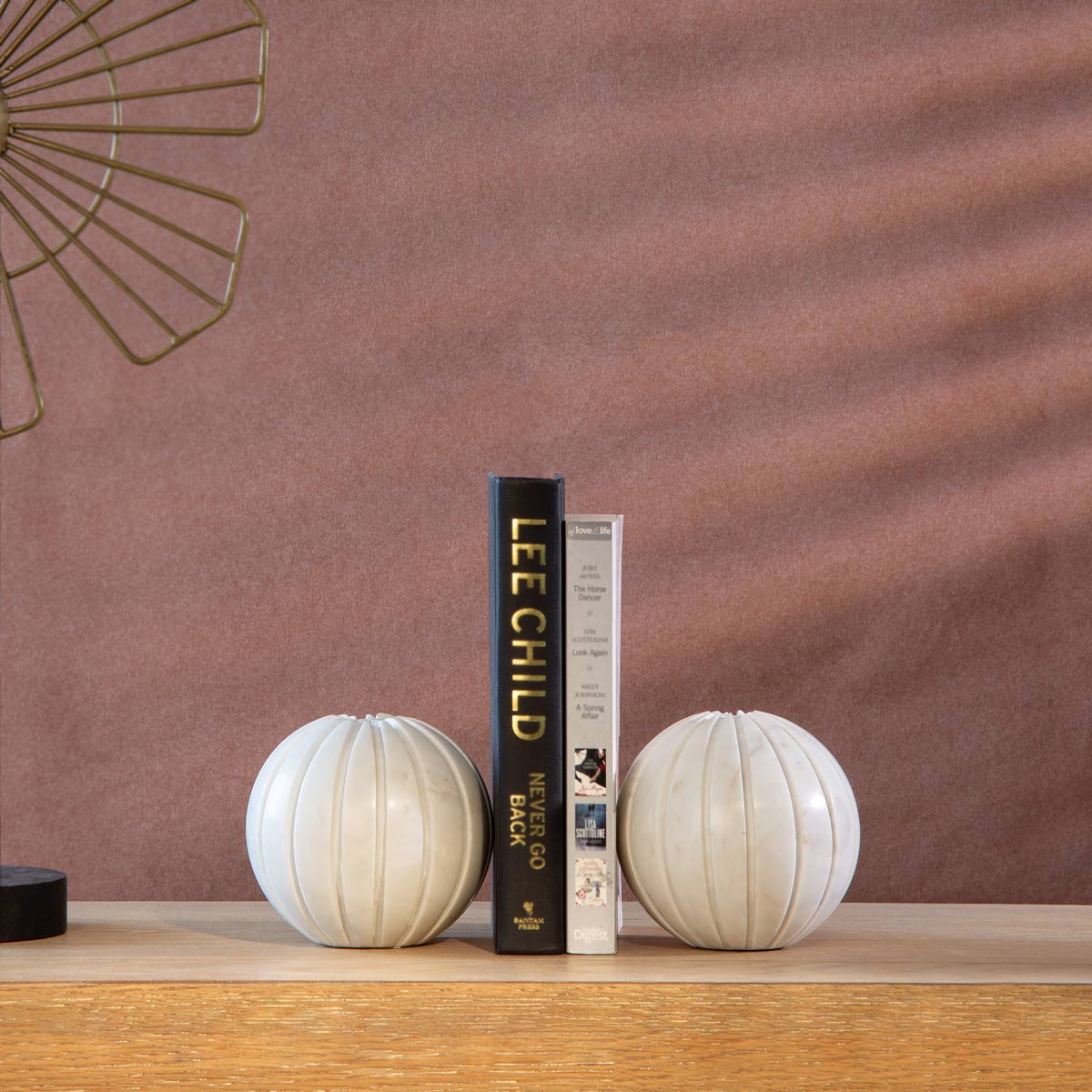 Gridos Marble Ball Bookend