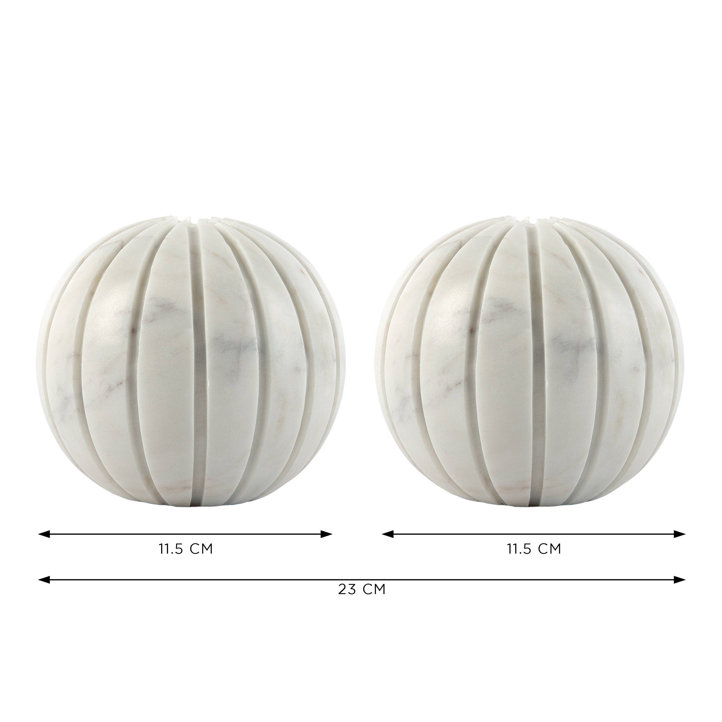 Gridos Marble Ball Bookend