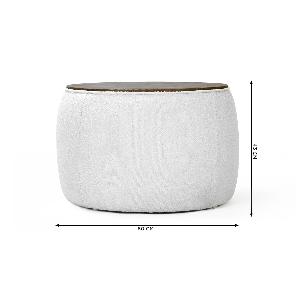 Pleated Drum Table