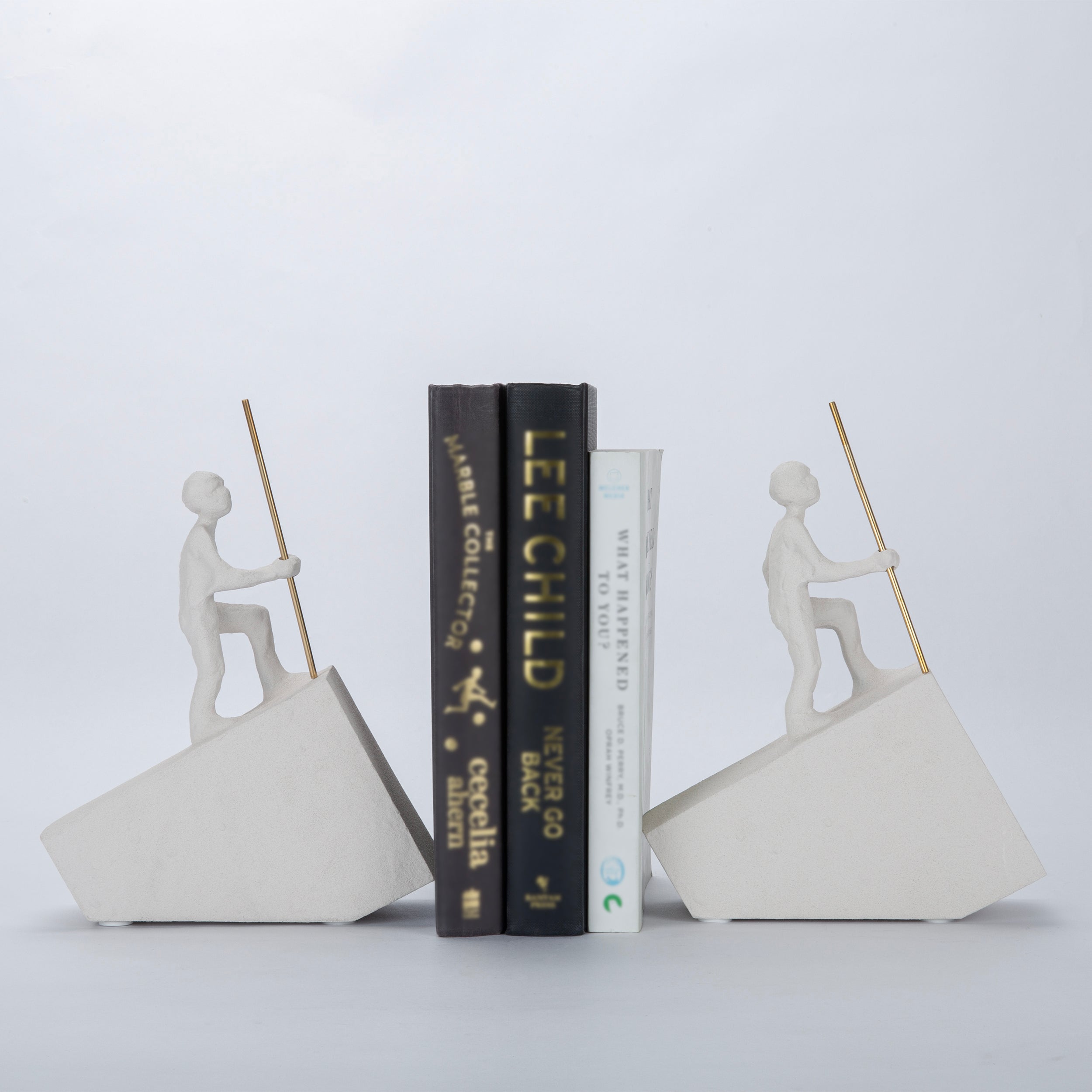 Man Sculpture Bookend