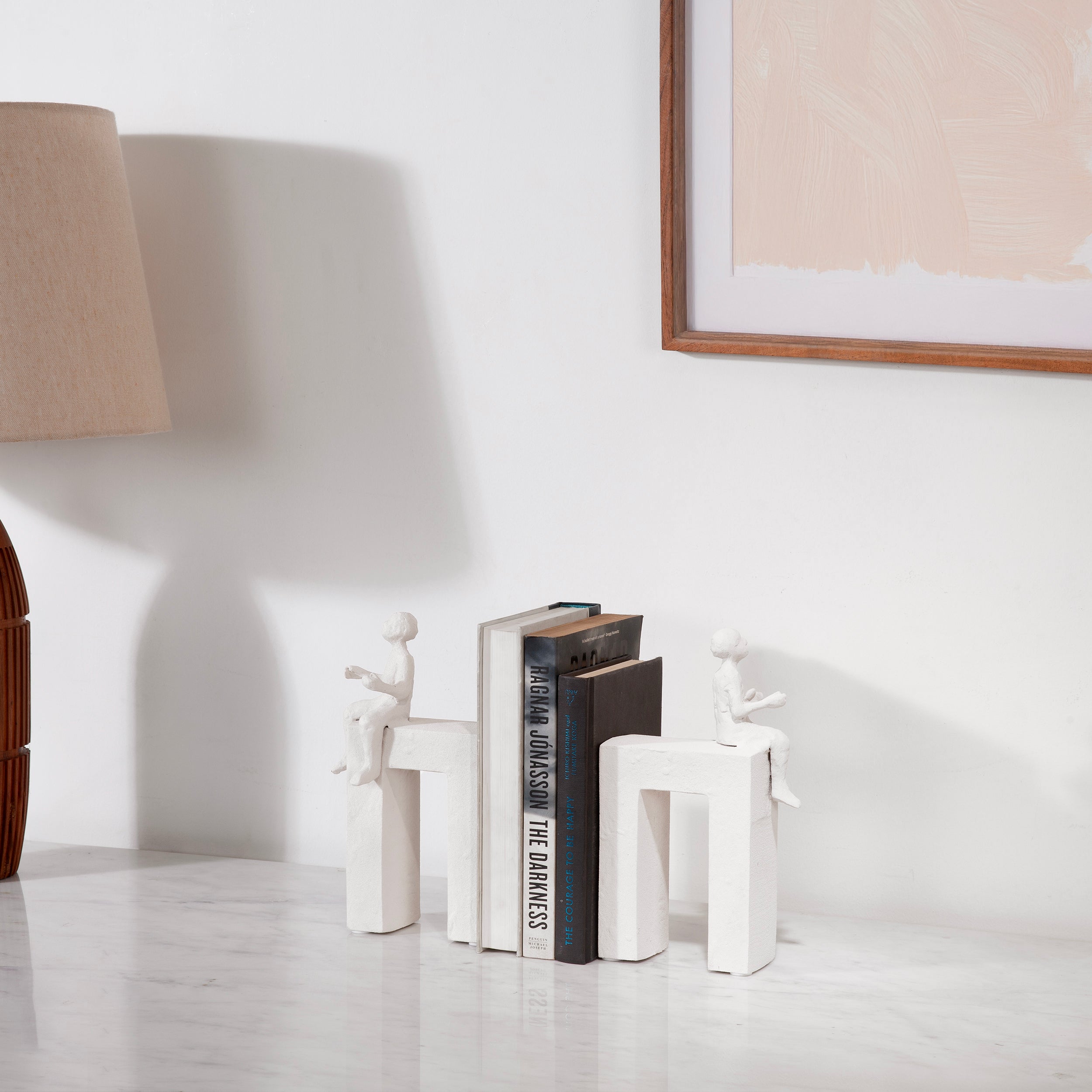 Man Sculpture Bookend