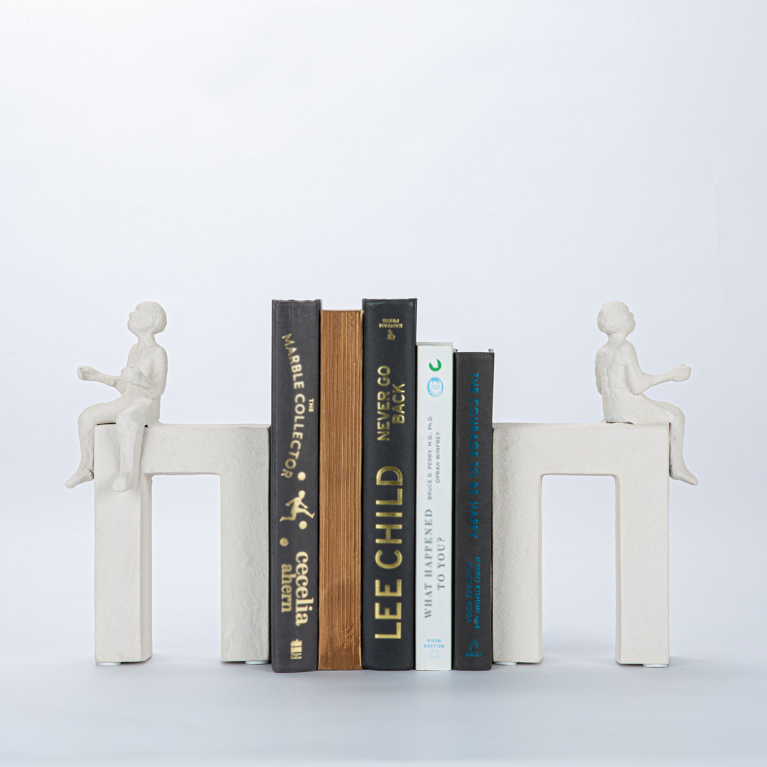 Man Sculpture Bookend