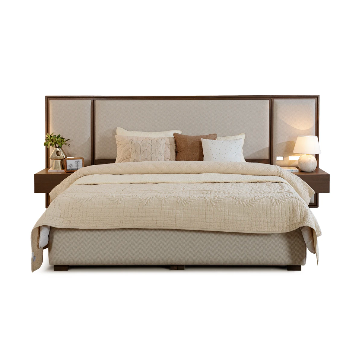 Bed With Side Table
