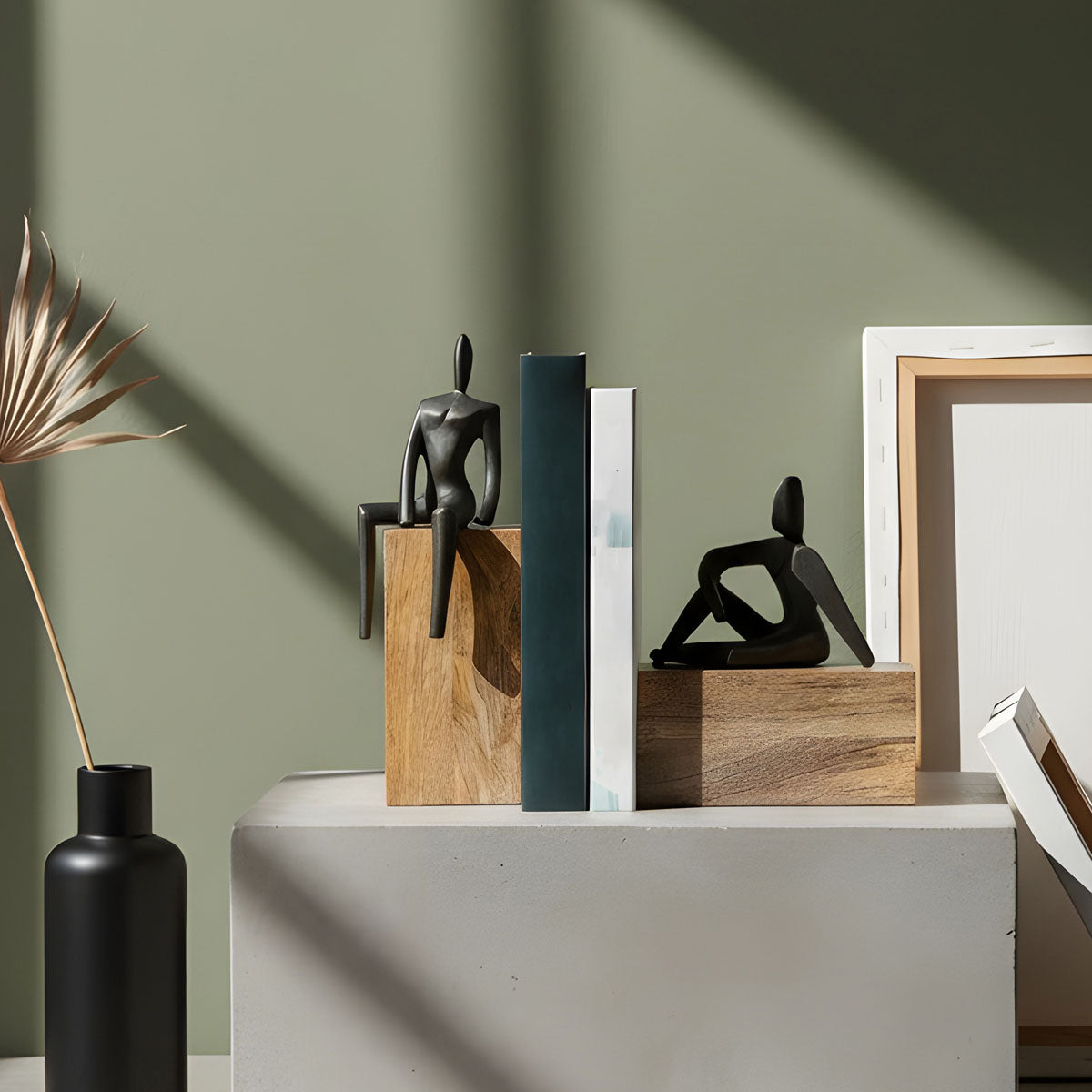 Man Sculpture Bookend