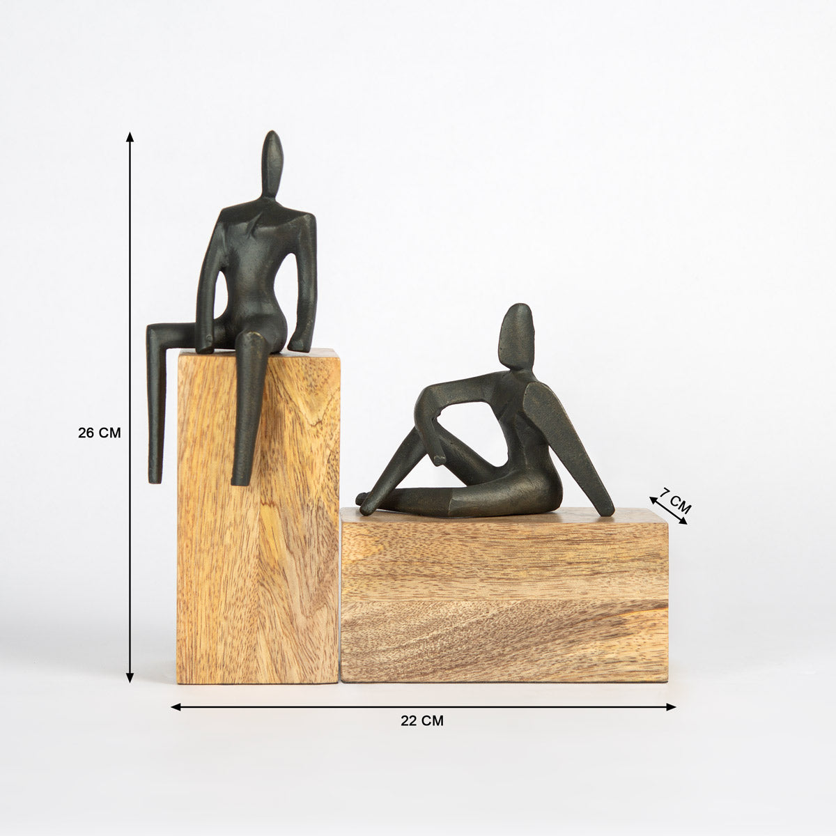 Man Sculpture Bookend