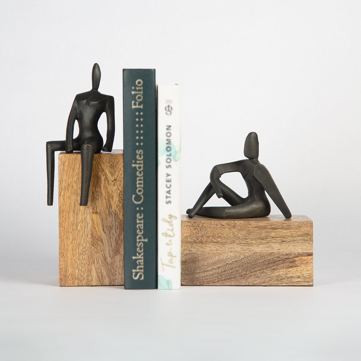Man Sculpture Bookend