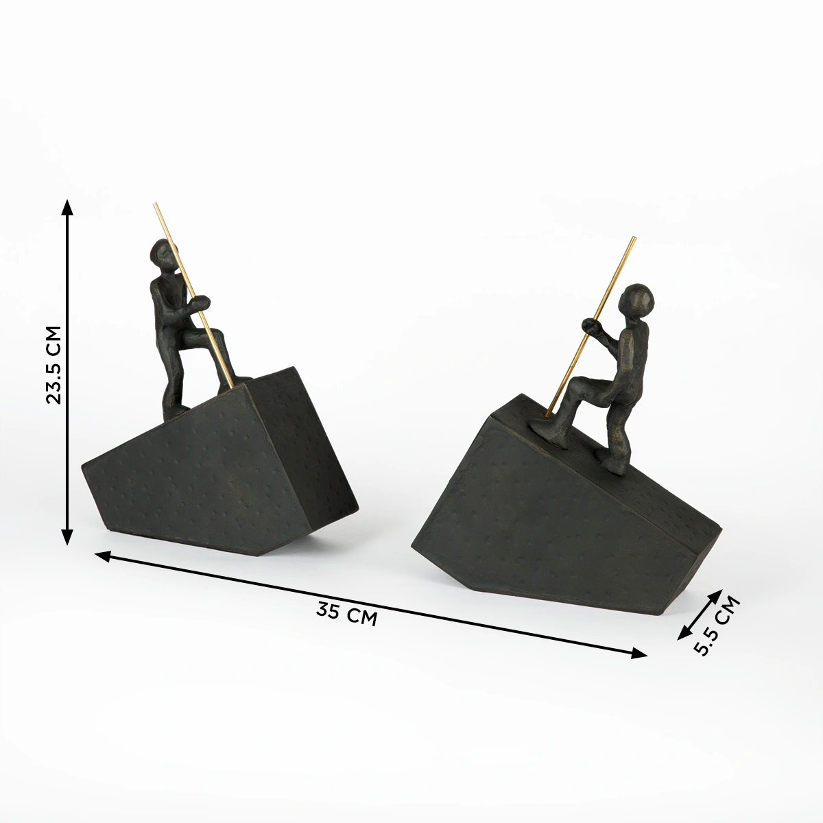 Man Sculpture Bookend