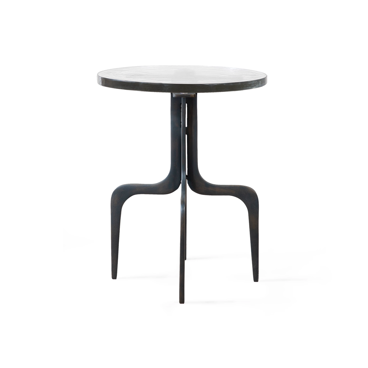 Carlo Side Table With Glass Top