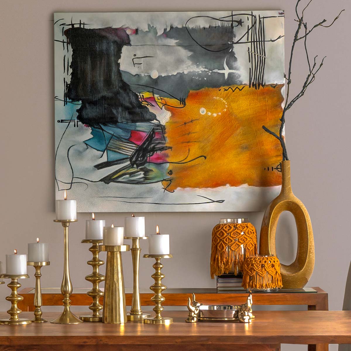 Autumn Memories Canvas Painting-IAAH