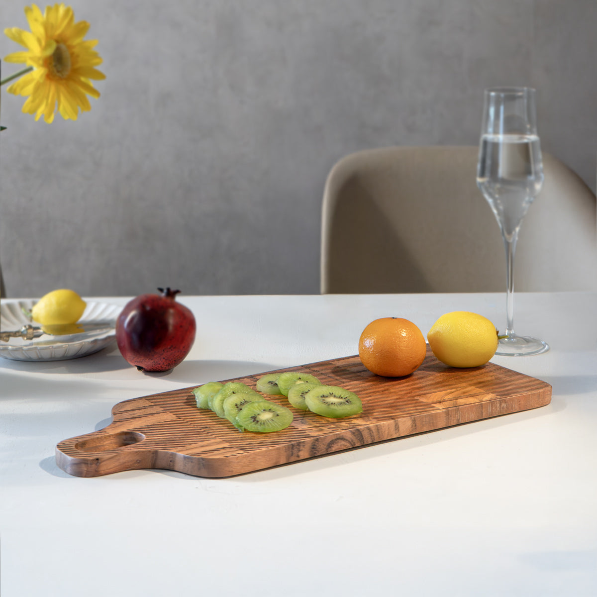 Acacia Patterned Cheese Board