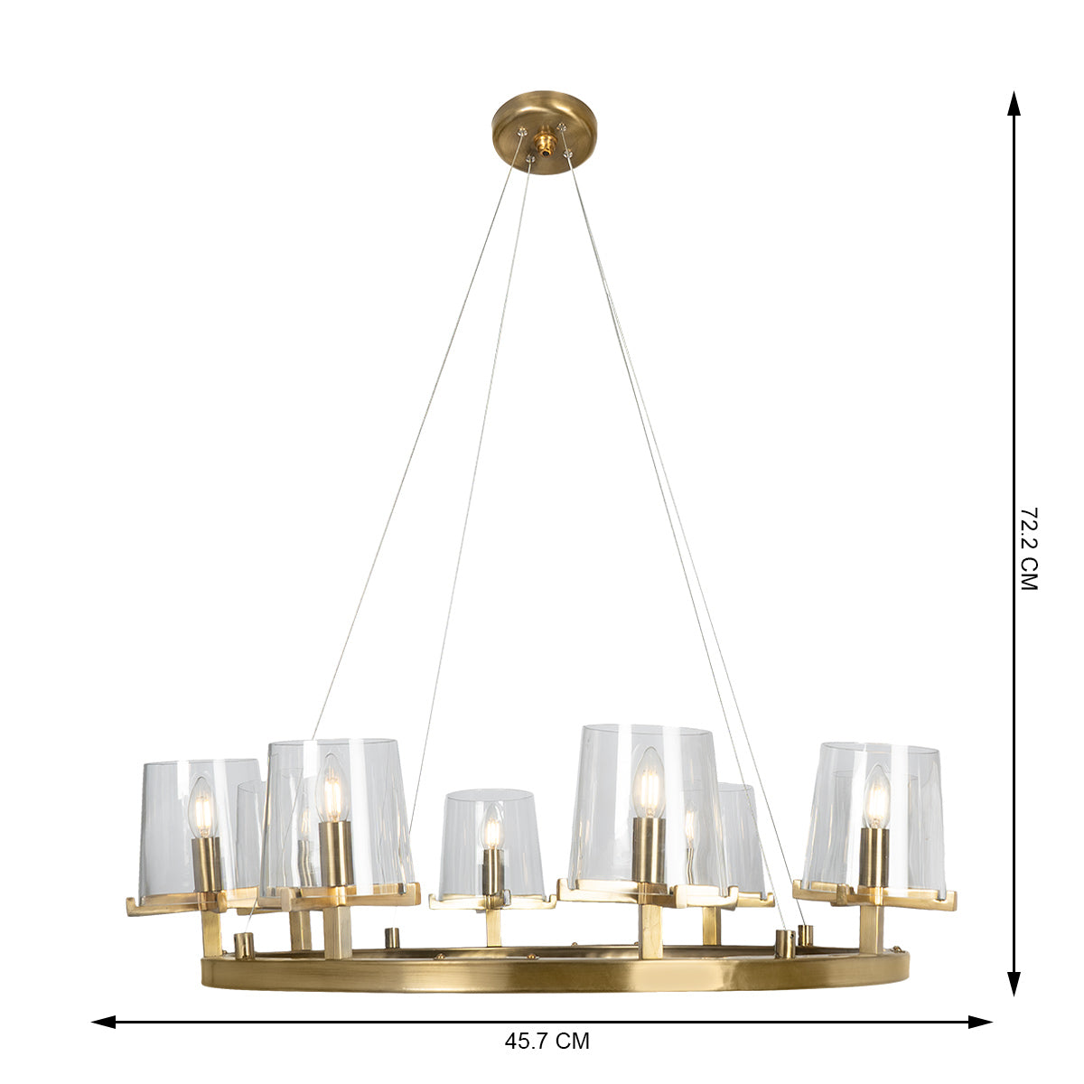 8-Light Chandelier -  - IAAH