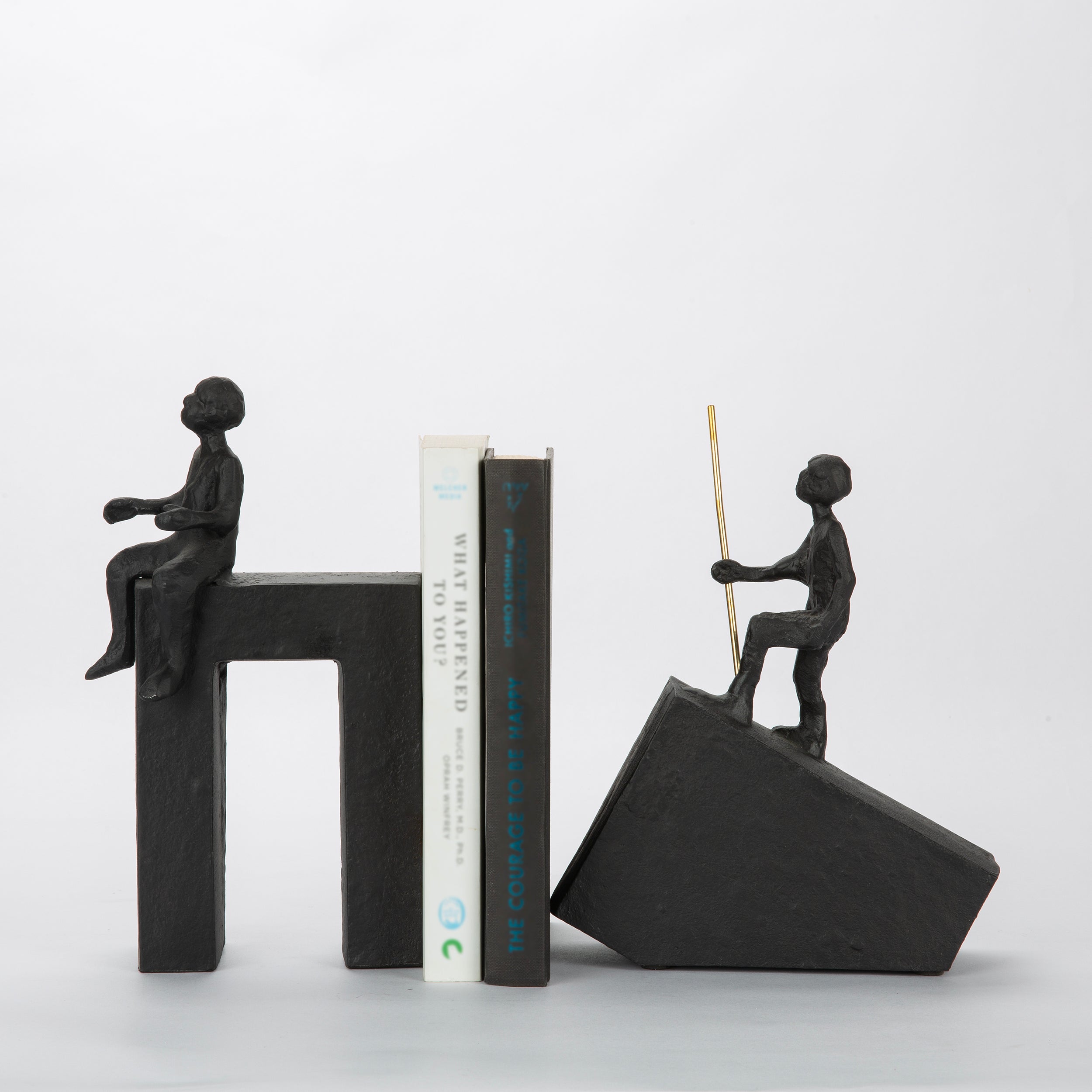 Man Sculpture Bookend