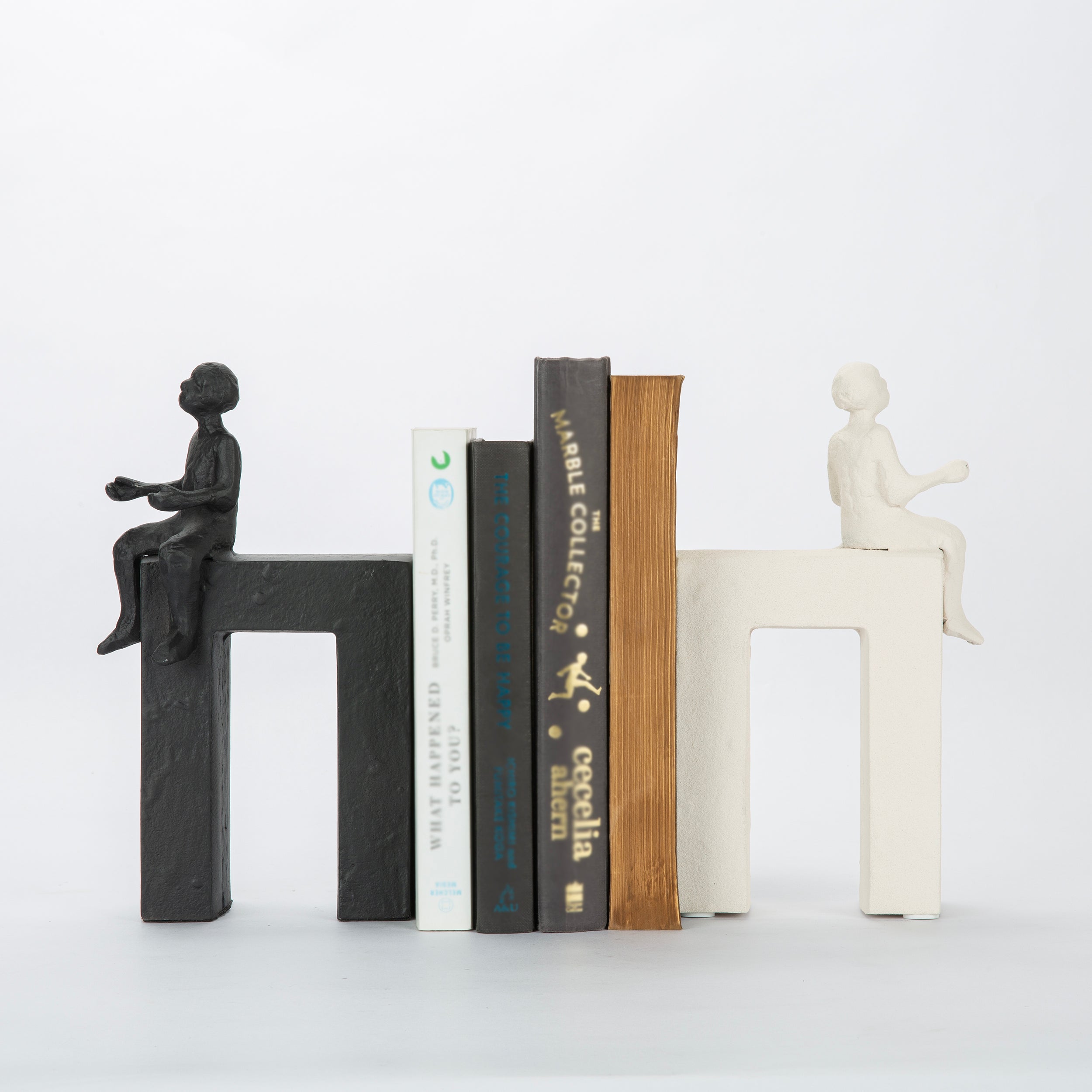 Man Sculpture Bookend