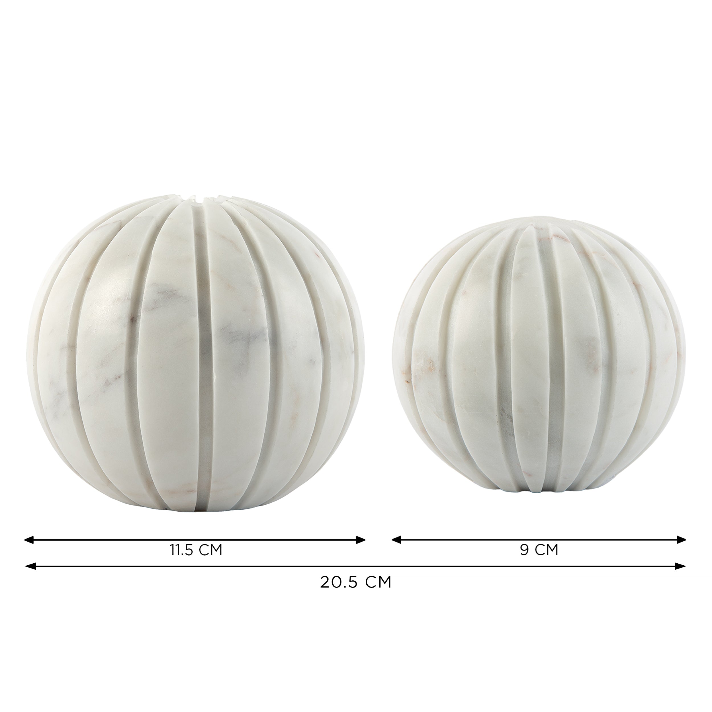 Gridos Marble Ball Bookend