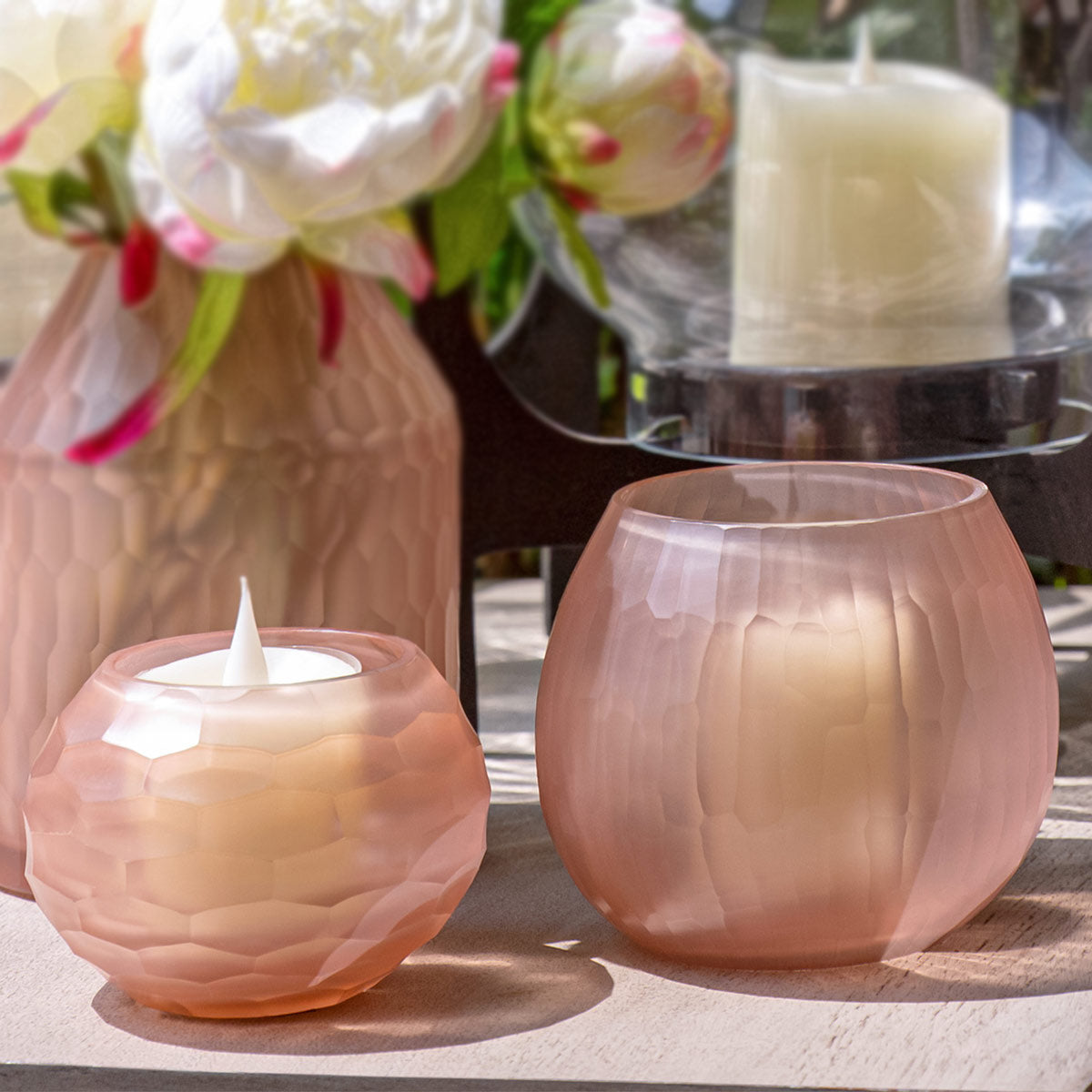 Honeycomb Glass Vase -  - IAAH