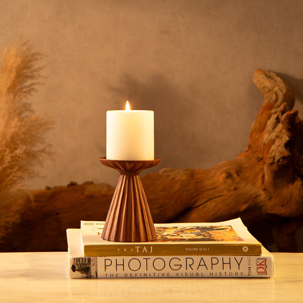 Mystic Wood Candle Pillar